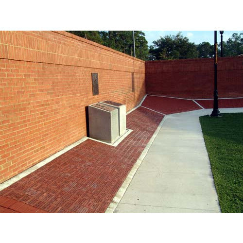 (B2)-RB-4x8x2-1/4, LaserGrade Red Street Paver Bricks, with Lugs