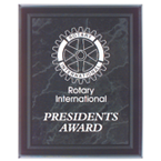 (AWRDS) - BAP - 8" x 10" Solid Black Border Acrylic Plaque