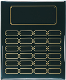 (AWPP24BPF) - 12" x 15" BPP - 1215BK - Perpetual Plaque 24 Plate Black Piano Finish