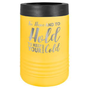 (ABHY) - Yellow Stainless Steel Vacuum Insulated Beverage Holder