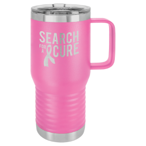 (TM220P) - 20 oz. Pink Vacuum Insulated Travel Mug with Slider Lid