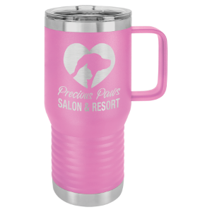 (TM220LP) - 20 oz. Light Purple Vacuum Insulated Travel Mug with Slider Lid