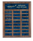 (AWRDS) - RPPP - 1215BM 12" X 15" Recognition Pocket 24 Plate Perpetual Plaque Black Plates