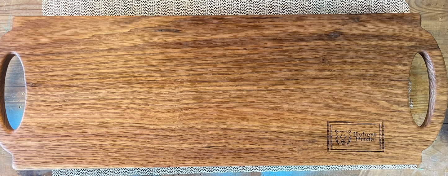 A-1 (CB) 27.5" x 9" X .75"  Oak Cutting Board