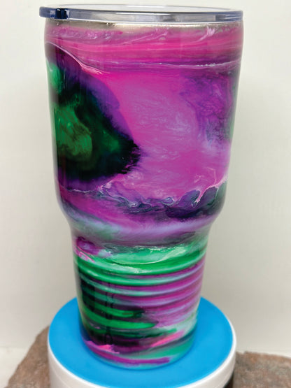 A1 - One of a kind Epoxy Finished - 30oz Tumbler.