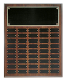 (AWRDS) - CPP - 16" x 20" Perpetual Plaque 45 Plates Cherry Finish