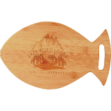 (CB) - Bamboo Fish Shaped Cutting Board