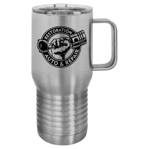 (A220) - 20 oz. Stainless Steel Vacuum Insulated Travel Mug with Slider Lid