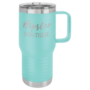 (T220T) - 20 oz. Teal Vacuum Insulated Travel Mug with Slider Lid