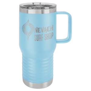 (TM220LB) - 20 oz. Light Blue Vacuum Insulated Travel Mug with Slider Lid