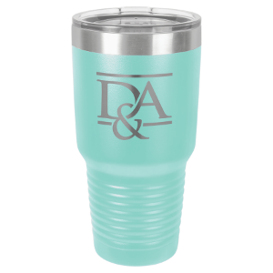 (T230T) - 30 oz. Teal Ringneck Vacuum Insulated Tumbler w/Lid & Silver Ring